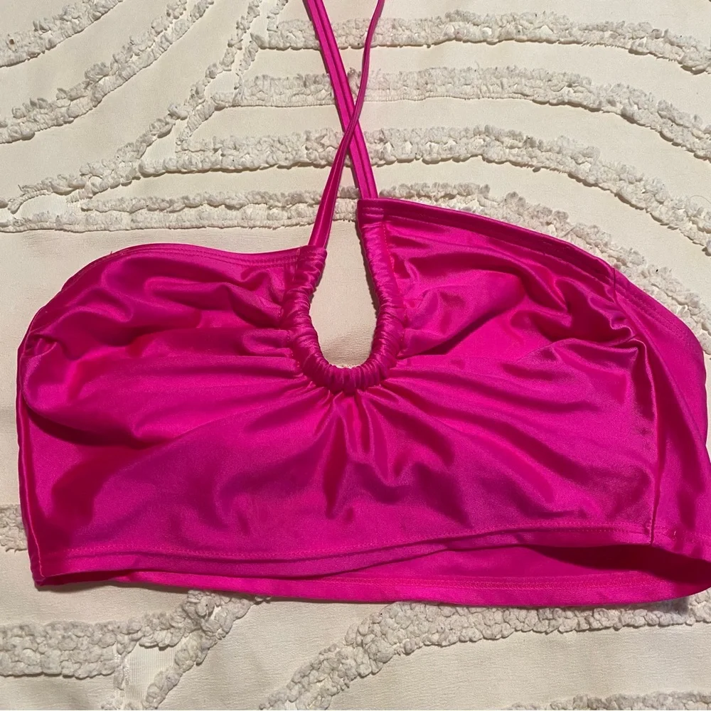 wild fable Hot Pink Halter Keyhole Bikini Set xxs/XS - Picture 6 of 10